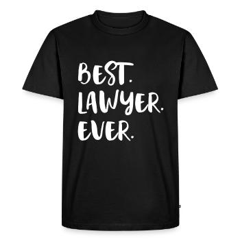 Meilleure avocate de tous les temps, meilleure avocate de tous les temps - T-shirt Premium bio Homme - noir - Devant - Nico (187cm)
