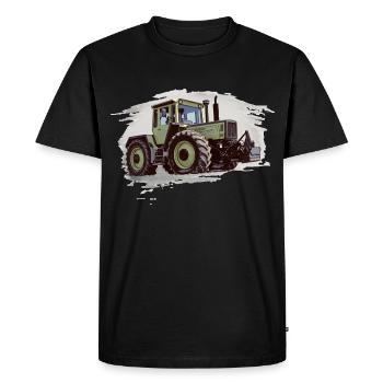 MB-trac 1300 with weights - Men's Premium Organic T-Shirt - black - Front - Nico (187cm)