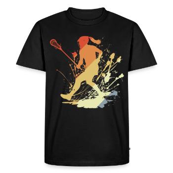 Crosse vintage Filles - T-shirt Premium bio Homme - noir - Devant - Nico (187cm)