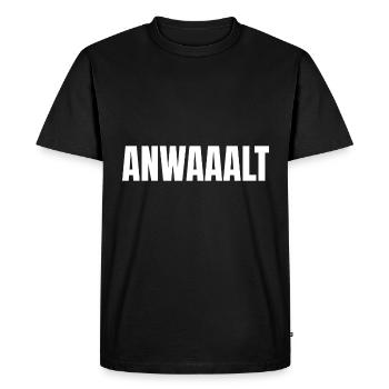 Avocat Juge Avocat Drôles de dictons - T-shirt Premium bio Homme - noir - Devant - Nico (187cm)