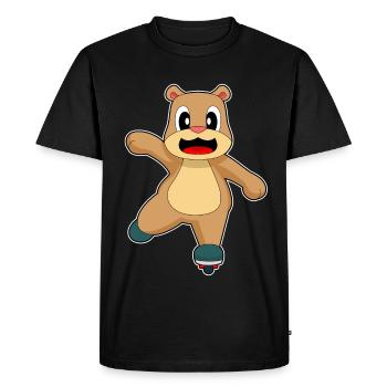Bär Inline skating Inline skates - Men's Premium Organic T-Shirt - black - Front - Nico (187cm)