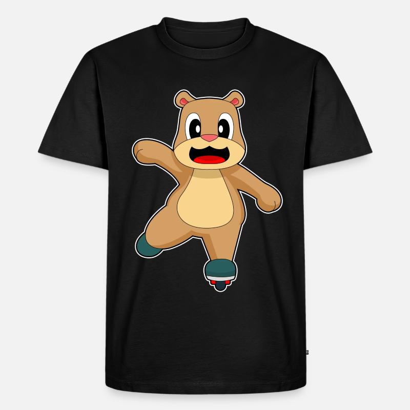 Bär Inline skating roller skates - Men's Premium Organic T-Shirt - black