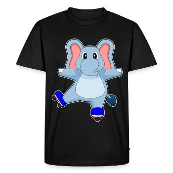 Elefant Inline skating Inline skates - Men's Premium Organic T-Shirt - black - Front - Nico (187cm)
