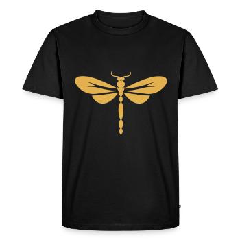Feu de paille de courte durée - T-shirt Premium bio Homme - noir - Devant - Nico (187cm)