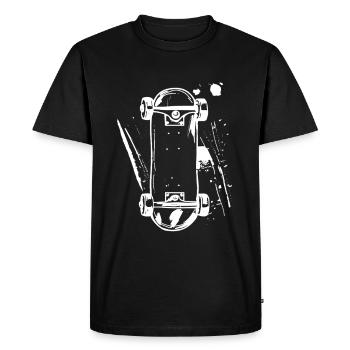 Skateboarding - T-shirt Premium bio Homme - noir - Devant - Nico (187cm)
