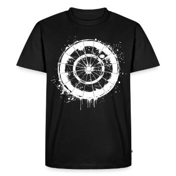 Jeu de fléchettes Street Art - T-shirt Premium bio Homme - noir - Devant - Nico (187cm)