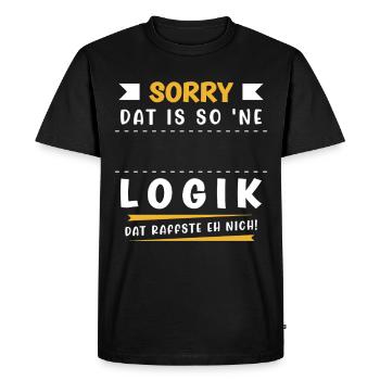 Personnalisable Nom Profession Cadeau Drôle Dicton - T-shirt Premium bio Homme - noir - Devant - Nico (187cm)