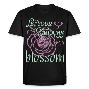 Réalisez vos rêves - T-shirt Premium bio Homme - noir - Devant - Nico (187cm)