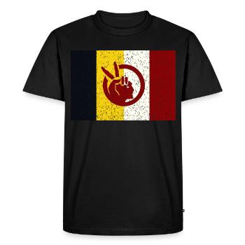 American Indian Movement - Men's Premium Organic T-Shirt - black - Front - Nico (187cm)