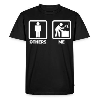 Me as a butcher - Men's Premium Organic T-Shirt - black - Front - Nico (187cm)