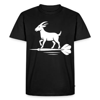 Bock auf Dart - T-shirt Premium bio Homme - noir - Devant - Nico (187cm)