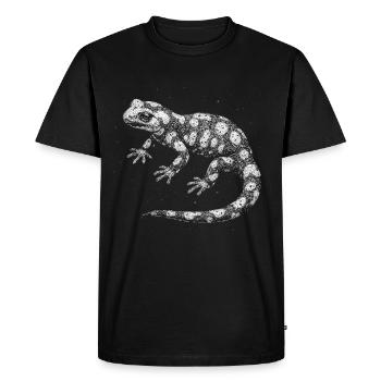Salamandre de feu - T-shirt Premium bio Homme - noir - Devant - Nico (187cm)
