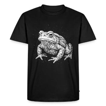 Crapaud - T-shirt Premium bio Homme - noir - Devant - Nico (187cm)