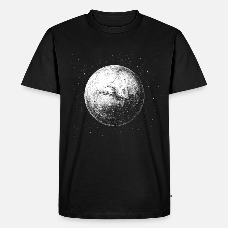 Marsmagnet - Männer Premium Bio T-Shirt - Schwarz