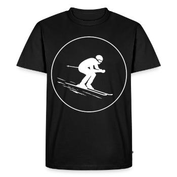 Pente dans le sang - T-shirt Premium bio Homme - noir - Devant - Nico (187cm)