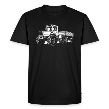 Heavy load on six wheels - Men's Premium Organic T-Shirt - black - Front - Nico (187cm)