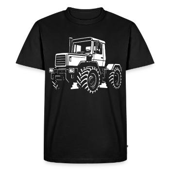 Kraftprotz auf Rädern - Männer Premium Bio T-Shirt - Schwarz - Vorne - Nico (187cm)