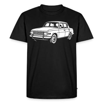 La RDA sur quatre roues - T-shirt Premium bio Homme - noir - Devant - Nico (187cm)