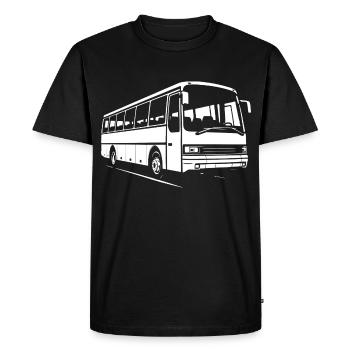 Entraîneur longue distance à l’ancienne - T-shirt Premium bio Homme - noir - Devant - Nico (187cm)