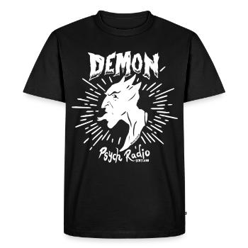 Demon Psych Radio - Men's Premium Organic T-Shirt - black - Front - Nico (187cm)