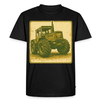 Mordeur de champ - T-shirt Premium bio Homme - noir - Devant - Nico (187cm)