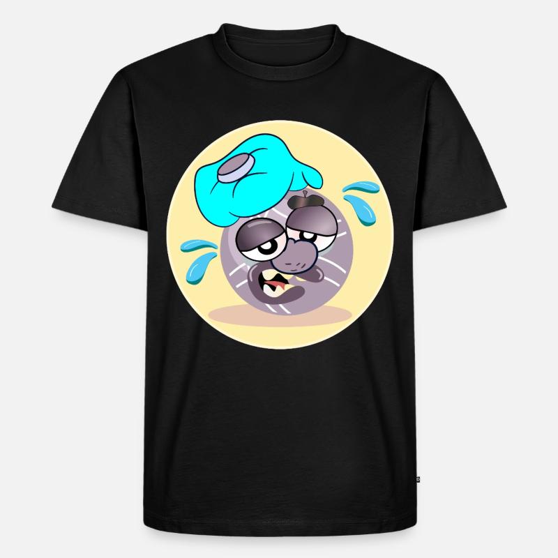 Pétanque Sommer Boule - Männer Premium Bio T-Shirt - Schwarz