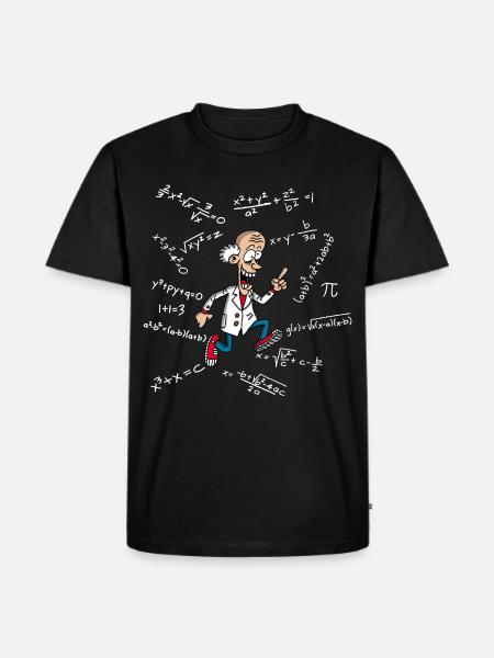 A slightly mad scientist - Men's Premium Organic T-Shirt - black