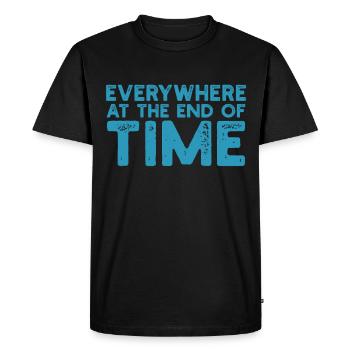 Partout à la fin des temps - T-shirt Premium bio Homme - noir - Devant - Nico (187cm)