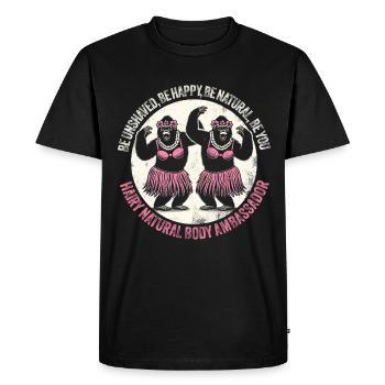 Hula Dancer Gorilla Celebration Tee - T-shirt Premium bio Homme - noir - Devant - Nico (187cm)