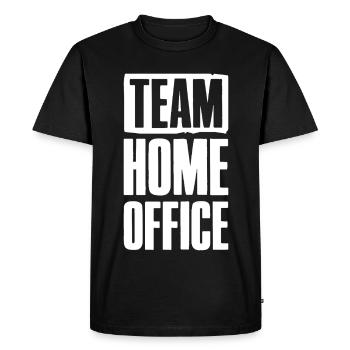 Team Home Office Online Business Affiliate - Men's Premium Organic T-Shirt - black - Front - Nico (187cm)