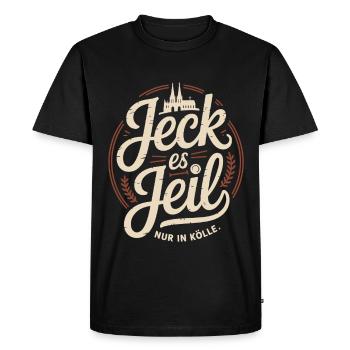 Cologne Jeck Es Jeil Carnaval de Cologne Dom Kölsch Kölle - T-shirt Premium bio Homme - noir - Devant - Nico (187cm)