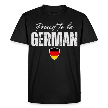 German pride, I love Germany - Men's Premium Organic T-Shirt - black - Front - Nico (187cm)
