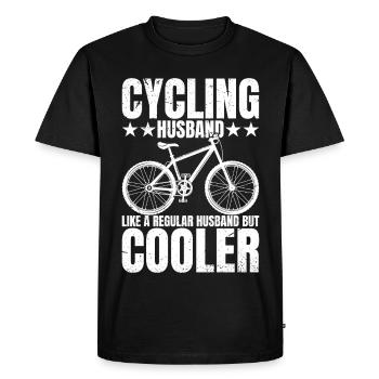 Cycliste Mari Cycliste Cycliste Mari Journée - T-shirt Premium bio Homme - noir - Devant - Nico (187cm)