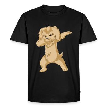 Golden Doodle - Men's Premium Organic T-Shirt - black - Front - Nico (187cm)