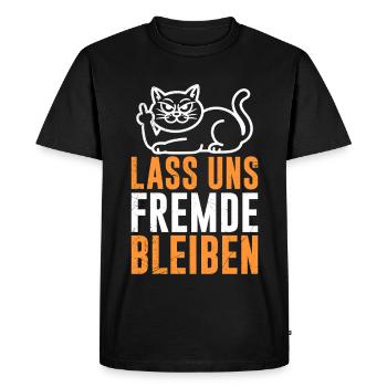 Majorque LET’S STAY STRANGERS Fun - T-shirt Premium bio Homme - noir - Devant - Nico (187cm)