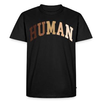 Humain Humain Africain - T-shirt Premium bio Homme - noir - Devant - Nico (187cm)