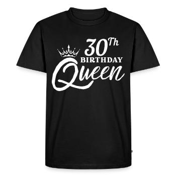 30e anniversaire - T-shirt Premium bio Homme - noir - Devant - Nico (187cm)