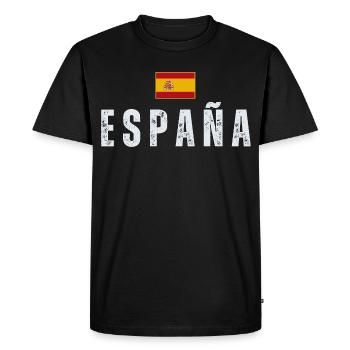 J'aime l'Espagne, la fierté espagnole - T-shirt Premium bio Homme - noir - Devant - Nico (187cm)
