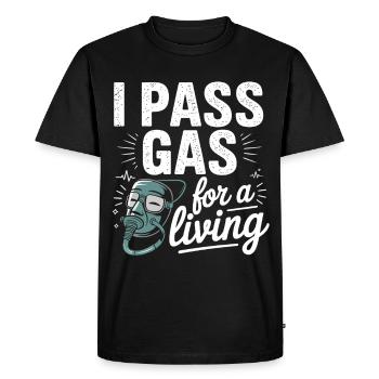 Graphique motivant une infirmière - T-shirt Premium bio Homme - noir - Devant - Nico (187cm)