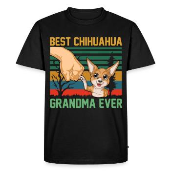 Chihuahua - T-shirt Premium bio Homme - noir - Devant - Nico (187cm)