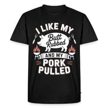 Grill Griller Griller Dicton drôle - T-shirt Premium bio Homme - noir - Devant - Nico (187cm)