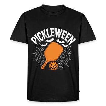 Pickleween Pickleball Drôle Halloween - T-shirt Premium bio Homme - noir - Devant - Nico (187cm)