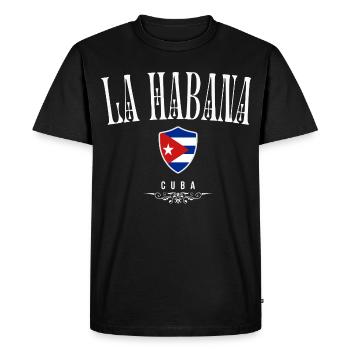 J’adore La Havane, la fierté cubaine - T-shirt Premium bio Homme - noir - Devant - Nico (187cm)