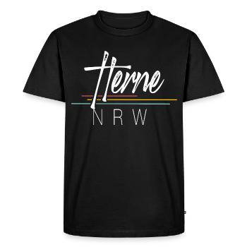 Herne - T-shirt Premium bio Homme - noir - Devant - Nico (187cm)