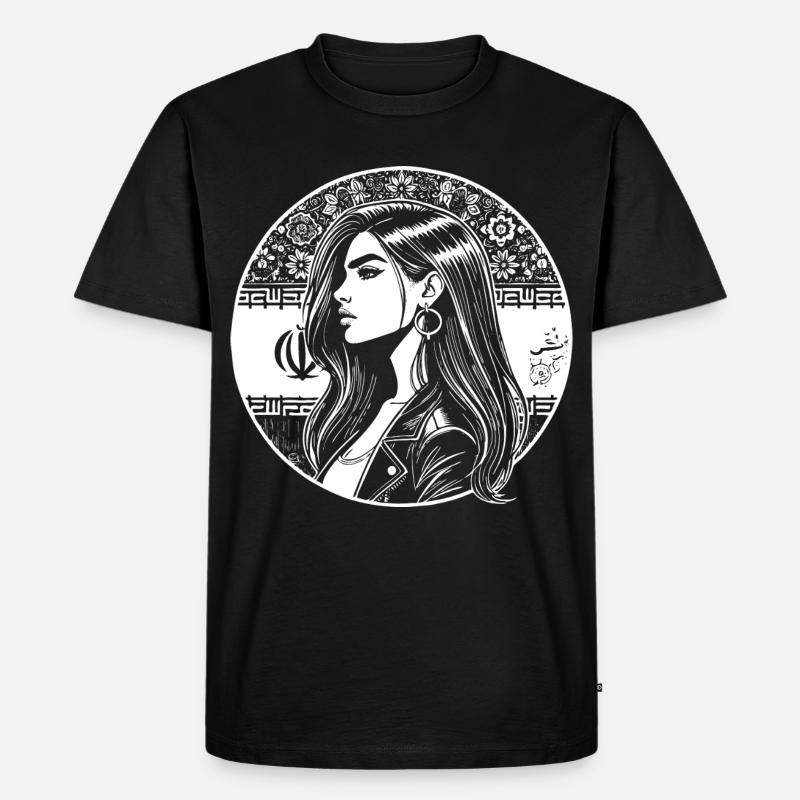 Persian Design – Pride & Elegance - Men's Premium Organic T-Shirt - black