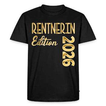 PENSION 2026 RETRAITÉ - T-shirt Premium bio Homme - noir - Devant - Nico (187cm)