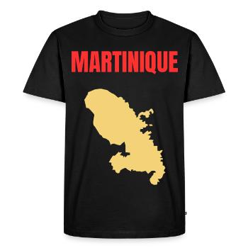 Martinique – West Indies T-shirt - Men's Premium Organic T-Shirt - black - Front - Nico (187cm)