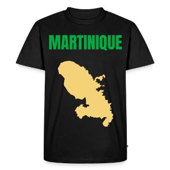 Martinique – West Indies T-shirt - Men's Premium Organic T-Shirt - black - Front - Nico (187cm)