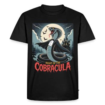 La Nuit du Cobra - Vampire Design - T-shirt Premium bio Homme - noir - Devant - Nico (187cm)