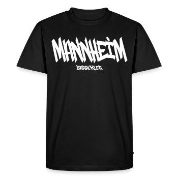 mannheim_barackler - Men's Premium Organic T-Shirt - black - Front - Nico (187cm)